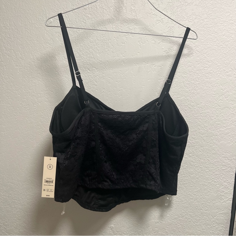 No Boundaries Black Lace Corset Tank Top - Picture 4 of 5